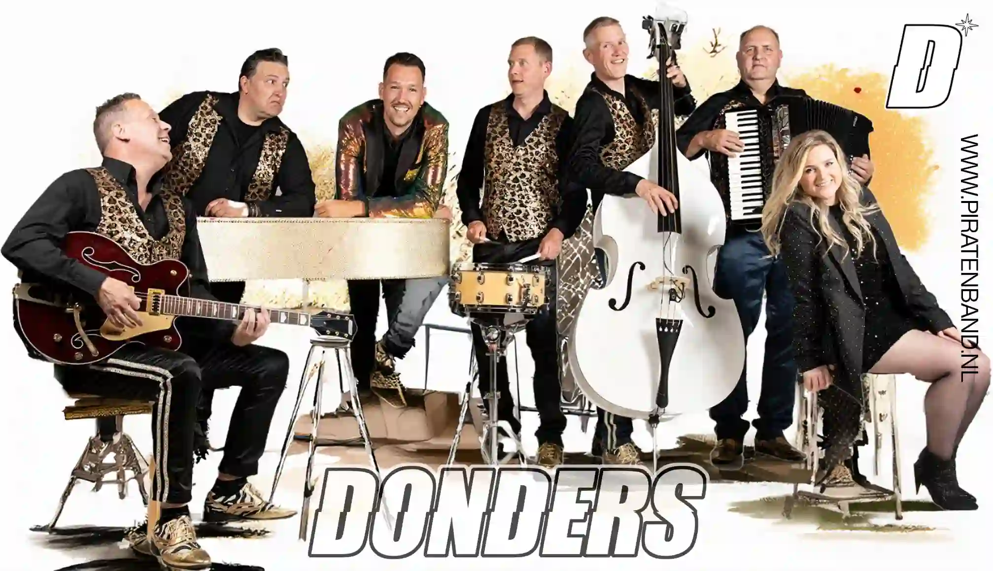Donders piratenband boeken bij Burolivemuziek.nl